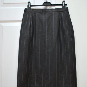 Vintage Carolina Herrera Pinstripe Skirt